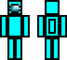 among us cyan