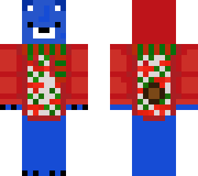blue christmas bear