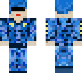 blue sci-fi pixel