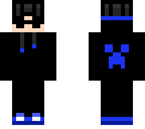 cool blue gamer boy