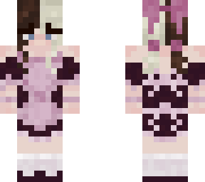 cute pink maid uwu