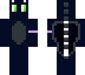 dragon (fixed) purple ribbon for technoblade