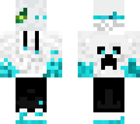 hoodie enderman white