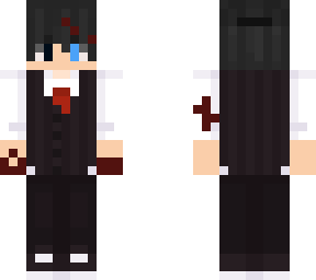 me in a suit with blood
