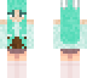 mint bunny girl