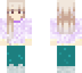 purple kawaii girl