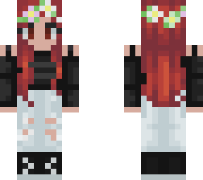 red head with crown