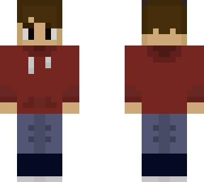red hoodie