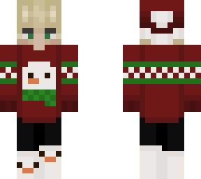 snowman sweater !!