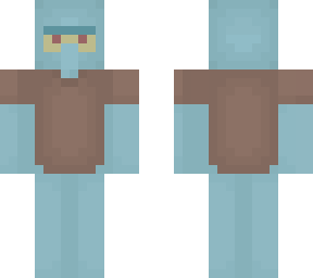 Squidward Minecraft Skin