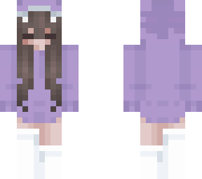 the purple shark girl