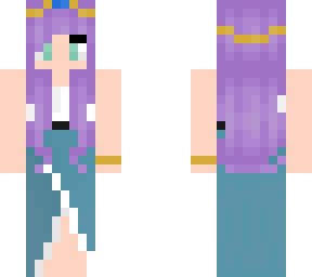 ~ the ocean deep ~ mermaid girl with purple hair 2 ~