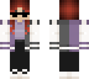 blind girl red hair