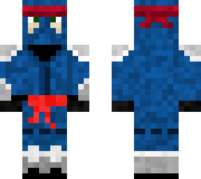 blue and red ninja