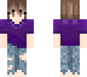 boy in purple shirt