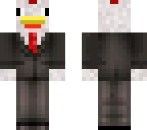 chicken in a suit