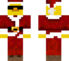 duck in santa suit