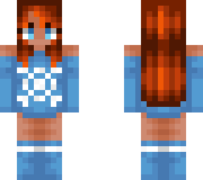 gemma ~ ginger in snowflake outfit