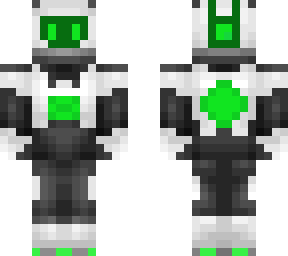 green robot