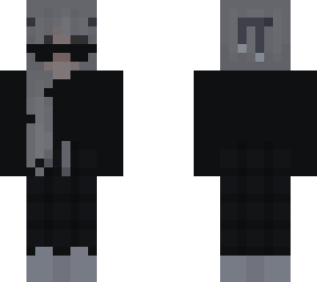 grey haired girl