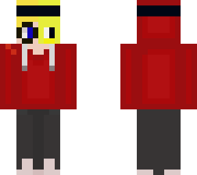 lemon mask red jumper