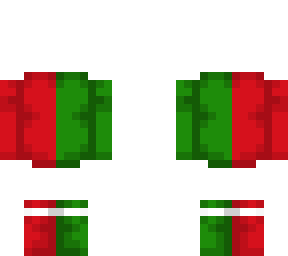 ob - simple red & green xmas split