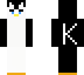 pinguino con la letra k