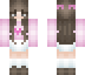 pink sweater girl