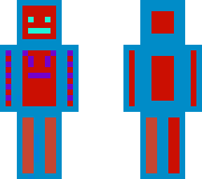 red blue purple