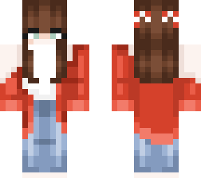 red cardigan
