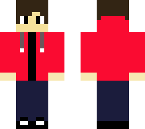 red hoodie