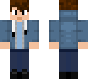 the guy in blue