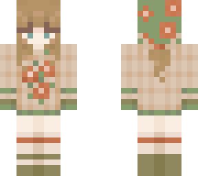 Wilting Sweater // long hair | Minecraft Skin