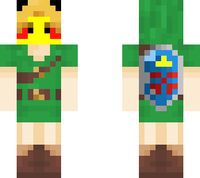 young link with keaton mask