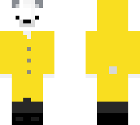 - polar bear with rainy jacket -