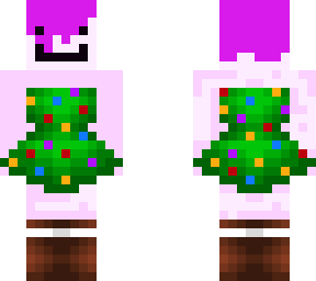 alien christmas tree dress