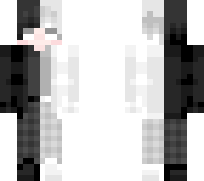black and white eboy herobrine