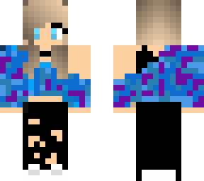 blue and purple