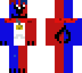 blue and red dog