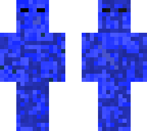 blue man