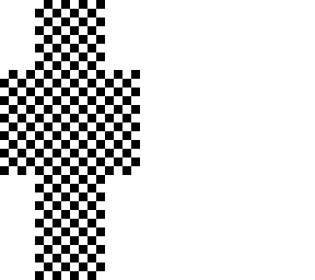 checkered
