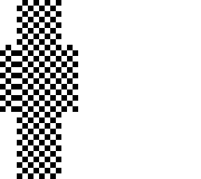 checkered