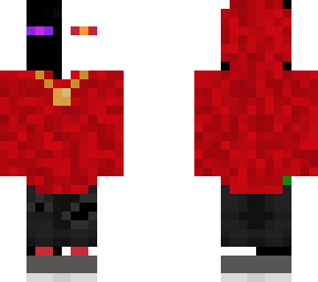 endermite with red hoodie