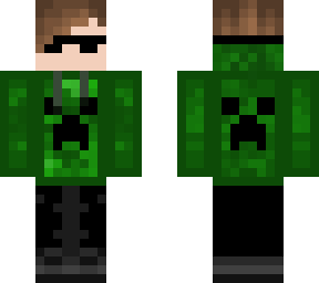 green boy with sun glasses