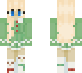 matching christmas girl blonde blue eyes