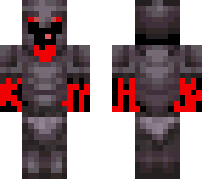 netherite red lightning boss