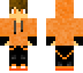 orange hooded boy