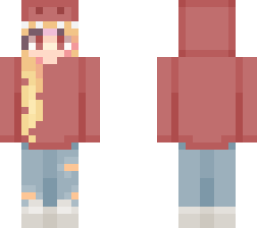 red dino girl