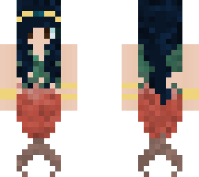 salmon mermaid girl thing