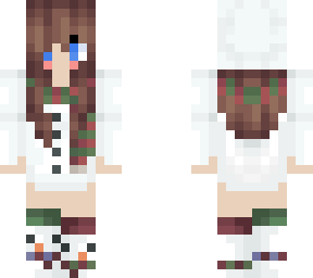Snowman Girl Minecraft Skin